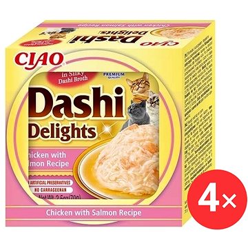 

Ciao Dashi Delights kuře s lososem 4 × 70 g