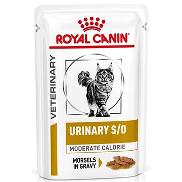 

Royal Canin VD Cat kaps. Urinary S/O Moderate Calorie kousky v omáčce 12 × 85 g