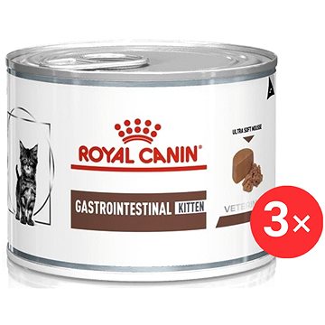 

Royal Canin VD Cat konz. Gastro Intestinal Kitten 3 × 195 g