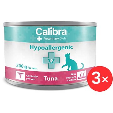 

Calibra VD Cat konzerva Hypoallergenic Tuna 3 × 200 g