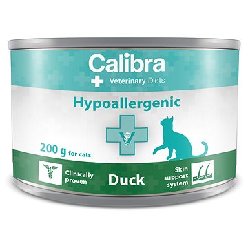

Calibra VD Cat konzerva Hypoallergenic Duck 200 g