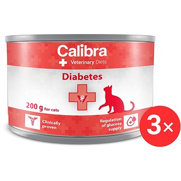 

Calibra VD Cat konzerva Diabetes 3 × 200 g