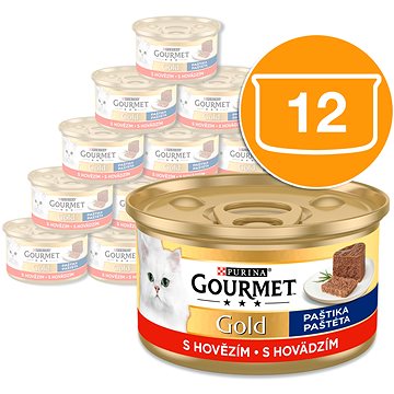 

Gourmet Gold paštika hovězí 12 × 85 g