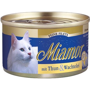 

Miamor Fine Filets tuňák + křepelčí vejce konzerva 100 g