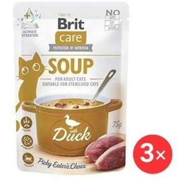 

Brit Care Cat Polévka s kachnou 3 × 75 g