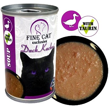 

Fine Cat Exclusive polévka pro kočky kachní 158 g