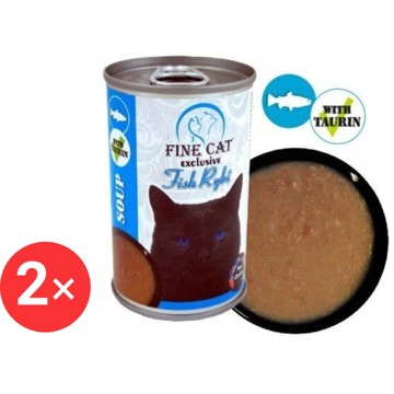 

Fine Cat Exclusive polévka pro kočky rybí 2 × 158 g