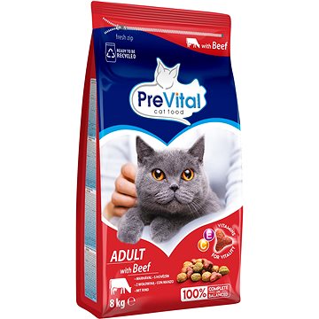 

PreVital granule s hovězím pro dospělé kočky 8 kg