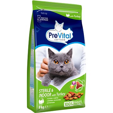 

PreVital granule s krůtím pro sterilizované kočky 8 kg