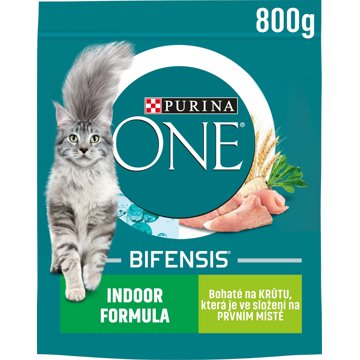 

Purina ONE Bifensis Indoor krůta 800 g