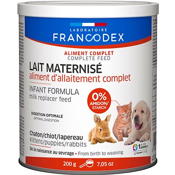 

Francodex Mléko pro koťata, štěňata a králíky v prášku 200 g