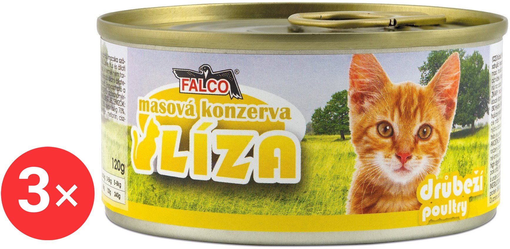 

Sokol Falco LÍZA drůbeží 3 × 120 g