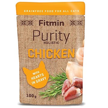 

Fitmin Purity Kapsička pro kočky kuřecí se srdíčky 100 g