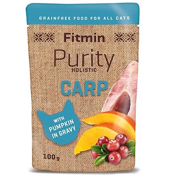 

Fitmin Purity Kapsička pro kočky kapr s dýní 100 g