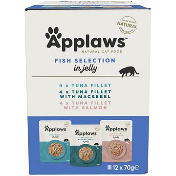 

Applaws kapsičky multipack Rybí výběr v želé 12 x 70 g