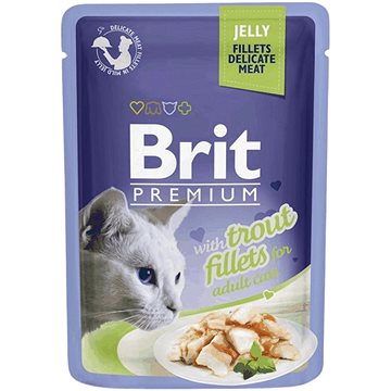 

Brit Premium by Nature Cat Delicate Fillets in Jelly with Trout 85 g