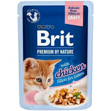 

Brit Premium by Nature Cat Delicate Fillets in Gravy with Chicken for Kitten 85 g