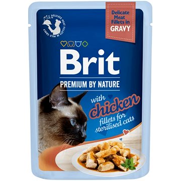 

Brit Premium by Nature Cat Delicate Fillets in Gravy with Chicken for Sterilised 85 g