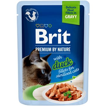 

Brit Premium by Nature Cat Delicate Fillets in Gravy with Duck for Sterilised 85 g