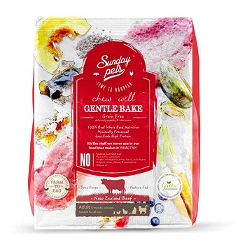 

Sunday Pets Gentle Bake Beef Cat 1,3 kg