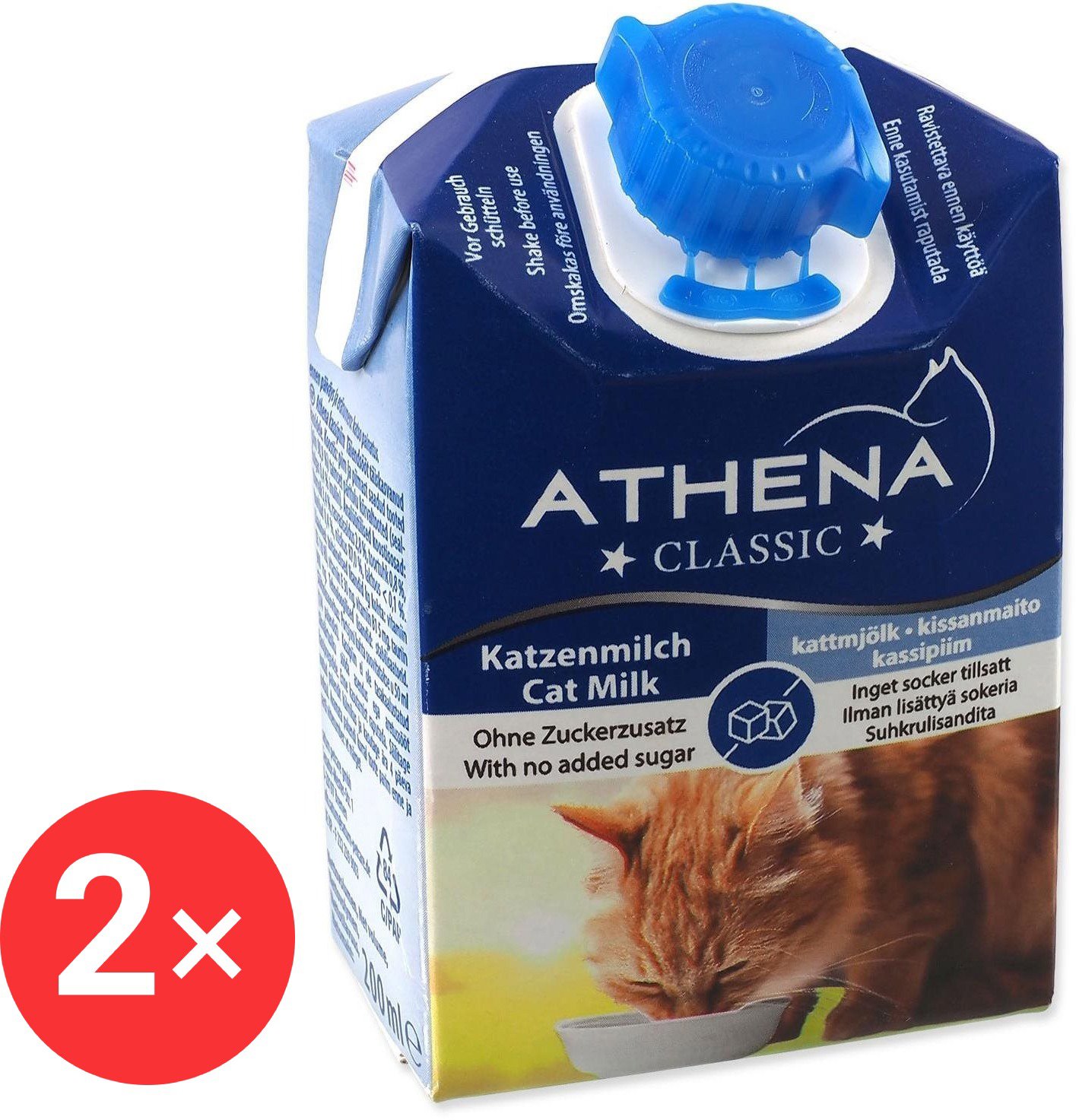 

Athena Mléko 2 × 200 ml