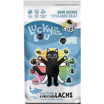 

Lucky Lou Adult Drůběž s lososem 340 g