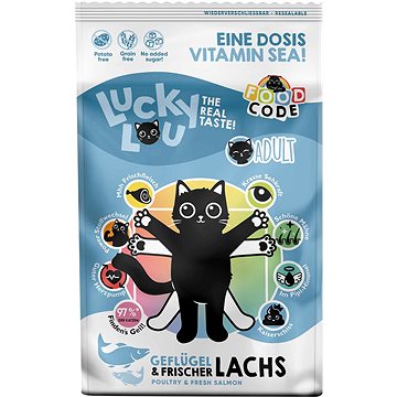 

Lucky Lou Adult Drůběž s lososem 750 g