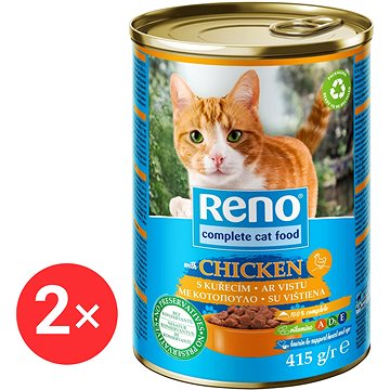 

Reno konzerva pro kočku s kuřecím 2 × 415 g