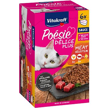 

Vitakraft Poésie Délice Plus Multipack kuřecí + hovězí 6 × 85 g