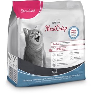 

Platinum MeatCrisp Sterilised ryba pro kastrované kočky 400 g