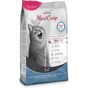

Platinum MeatCrisp Sterilised ryba pro kastrované kočky 3 kg