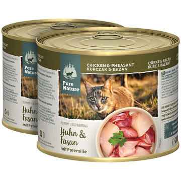 

Pure Nature Cat Adult Kuře a Bažant s petrželkou 2 × 200 g