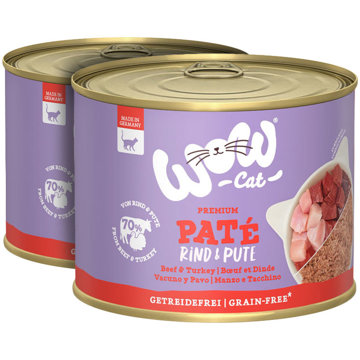 

WOW Paté Hovězí s krocanem Adult 2 × 200 g