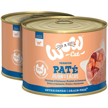 

WOW Paté Kuře s lososem Adult 2 × 200 g