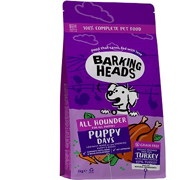 

Barking Heads All Hounder Puppy Days Turkey 2 kg