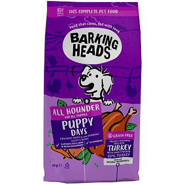 

Barking Heads All Hounder Puppy Days Turkey 6 kg