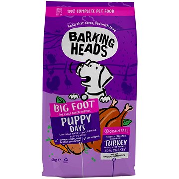 

Barking Heads Big Foot Puppy Days Turkey 6 kg
