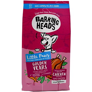

Barking Heads Little Paws Golden Years Chicken 6 kg