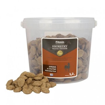 

Fitmin Kroketky med + biotin pochoutka pro koně 1,2 kg