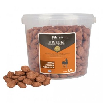 

Fitmin Kroketky mrkev + vit. E pochoutka pro koně 1,2 kg