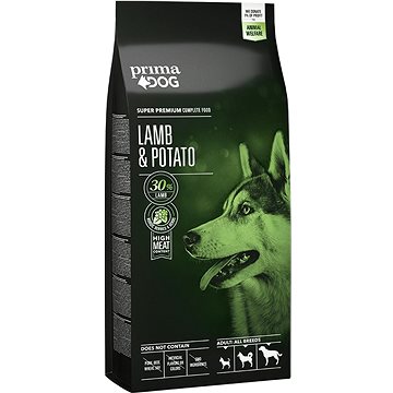 prima dog lamb potato