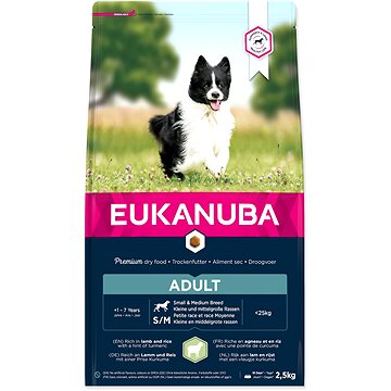 

Eukanuba Adult Small & Medium Lamb 2,5 kg