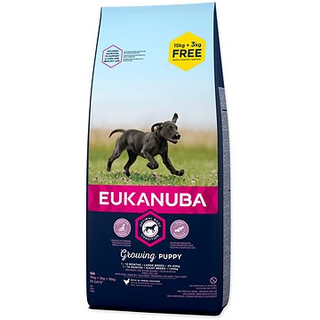 

Eukanuba Puppy Large 15+3kg ZDARMA