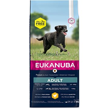 

Eukanuba Adult Large 15+3kg ZDARMA