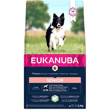 

Eukanuba Senior Small & Medium Lamb 2,5 kg