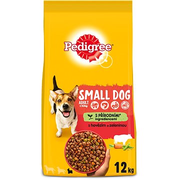 

Pedigree granule s hovězím a zeleninou pro dospělé psy malých plemen 12 kg
