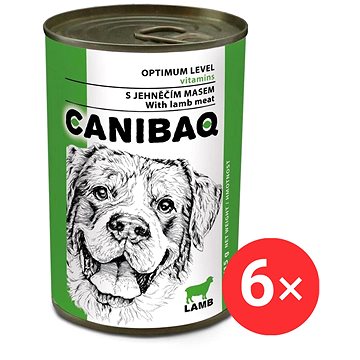 

Canibaq Classic Jehněčí 6 × 415 g