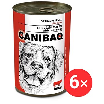 

Canibaq Classic Hovězí 6 × 415 g