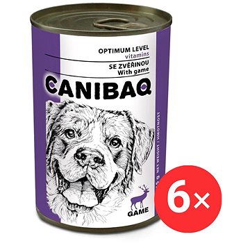 

Canibaq Classic Zvěřina 6 × 415 g