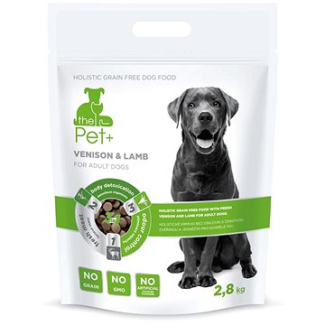 ThePet+ 3in1 Dog Adult Venison & Lamb 2,8 kg - Granule pro psy